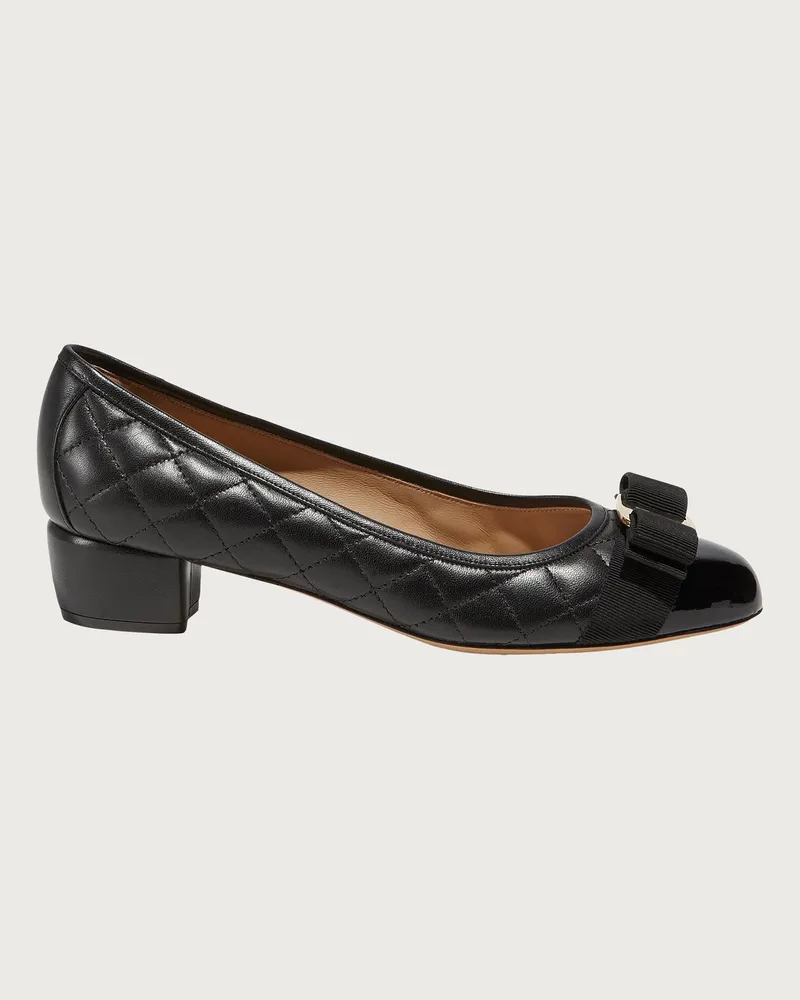 Ferragamo Donna Décolleté Vara Nero Nero