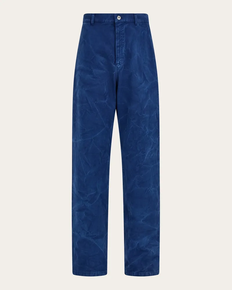 Ferragamo Uomo Pantalone work Blu Blu