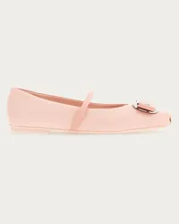 Ferragamo Donna Ballerina new Vara plate Rosa Rosa