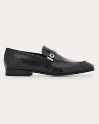 Ferragamo Uomo Mocassino con ornamento Nero Nero