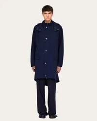 Ferragamo Uomo Parka lungo Blu Blu