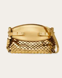 Ferragamo Donna Borsa a tracolla Hug con paillettes (S) Oro Oro