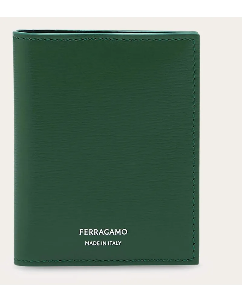 Ferragamo Uomo Porta carte di credito Verde Verde