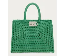 Donna Ferragamo Studio Box bag (S) Verde