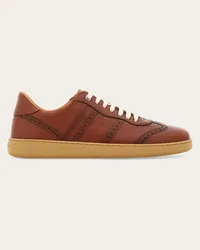 Ferragamo Uomo Sneaker ibrida Marrone Marrone