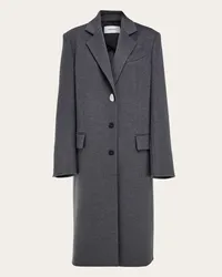 Ferragamo Donna Cappotto in misto cashmere Grigio Grigio