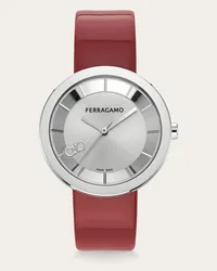 Ferragamo Donna Orologio Ferragamo Curve Rosso Rosso