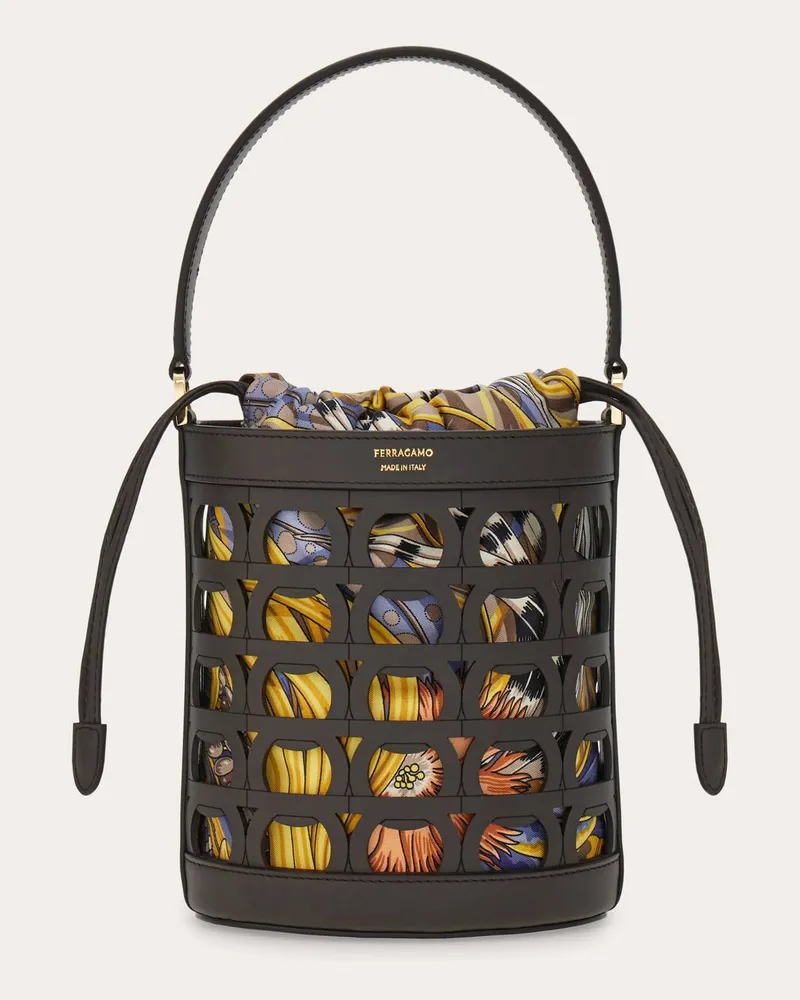Ferragamo Donna Tote bag Gancini (XS) Marrone Marrone