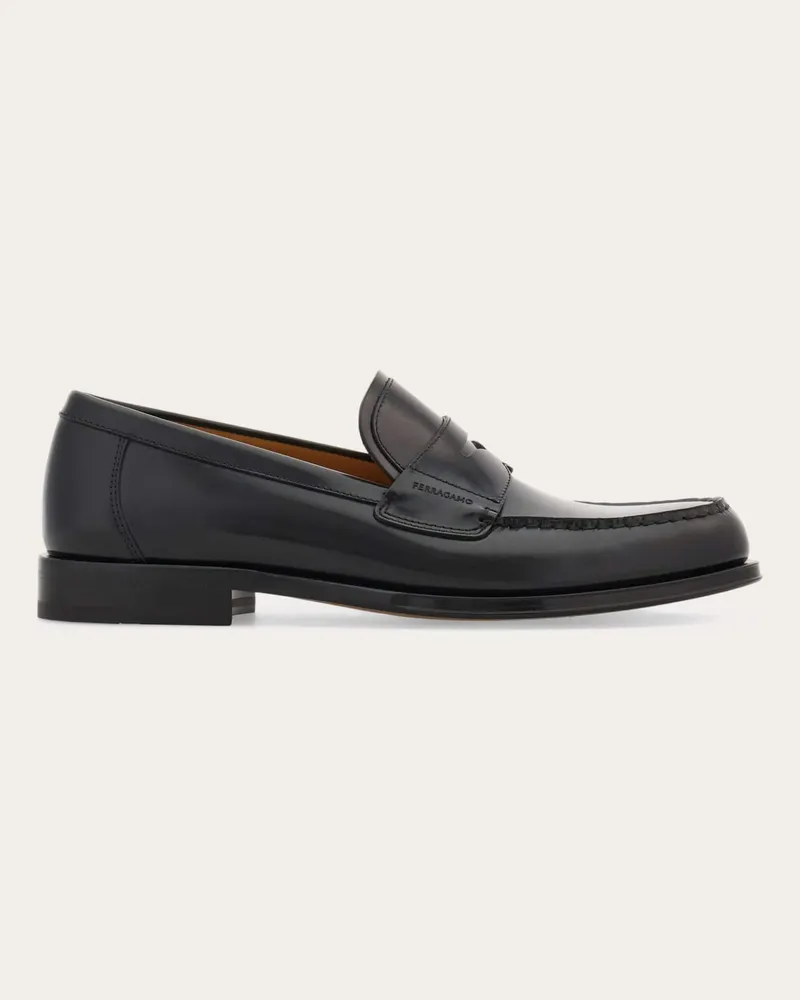 Ferragamo Uomo Mocassino Penny Nero Nero