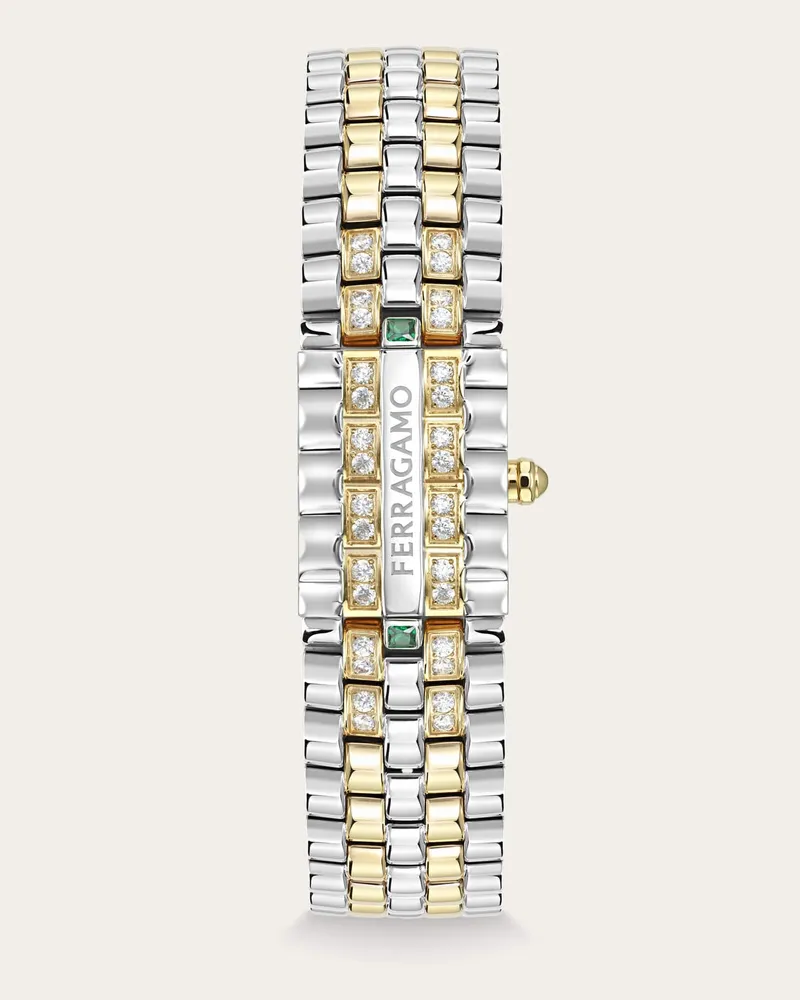 Ferragamo Donna Orologio Ferragamo Secret Verde Verde
