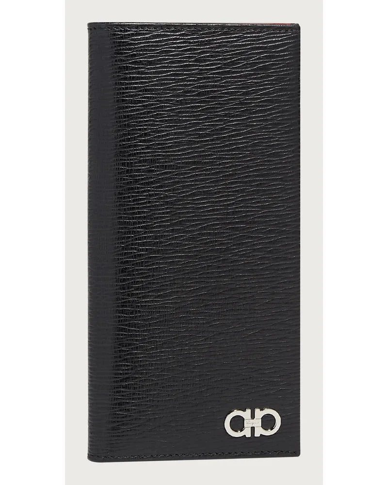 Ferragamo Uomo Portafoglio organizer Gancini Nero Nero