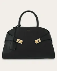 Ferragamo Donna Borsa a mano Hug (M) Nero Nero