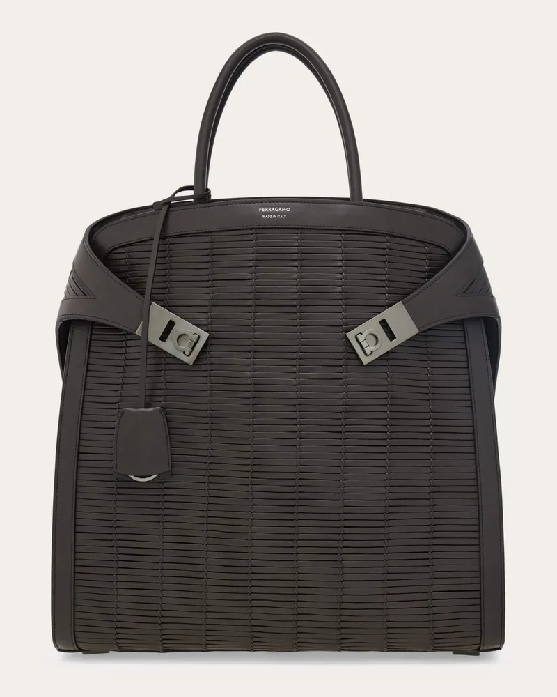 Ferragamo Uomo Tote bag Hug Marrone Marrone