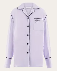 Ferragamo Donna Camicia pigiama Viola Viola