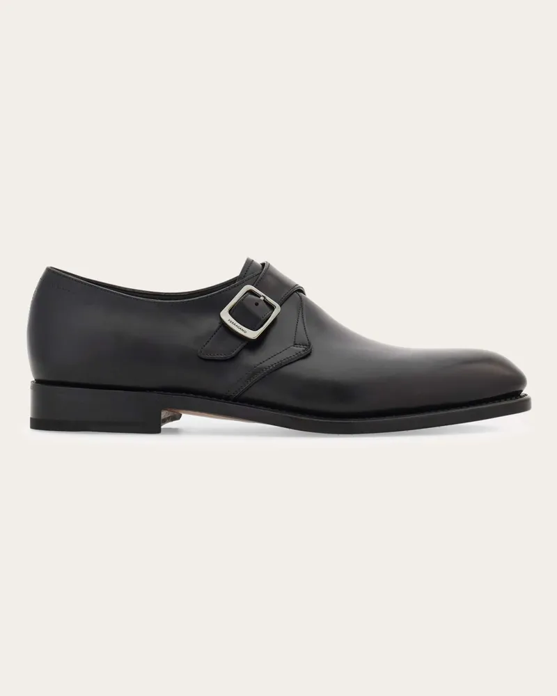 Ferragamo Uomo Single monkstrap Tramezza Marrone Marrone