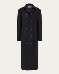 Ferragamo Donna Cappotto lungo in misto cashmere double Nero Nero