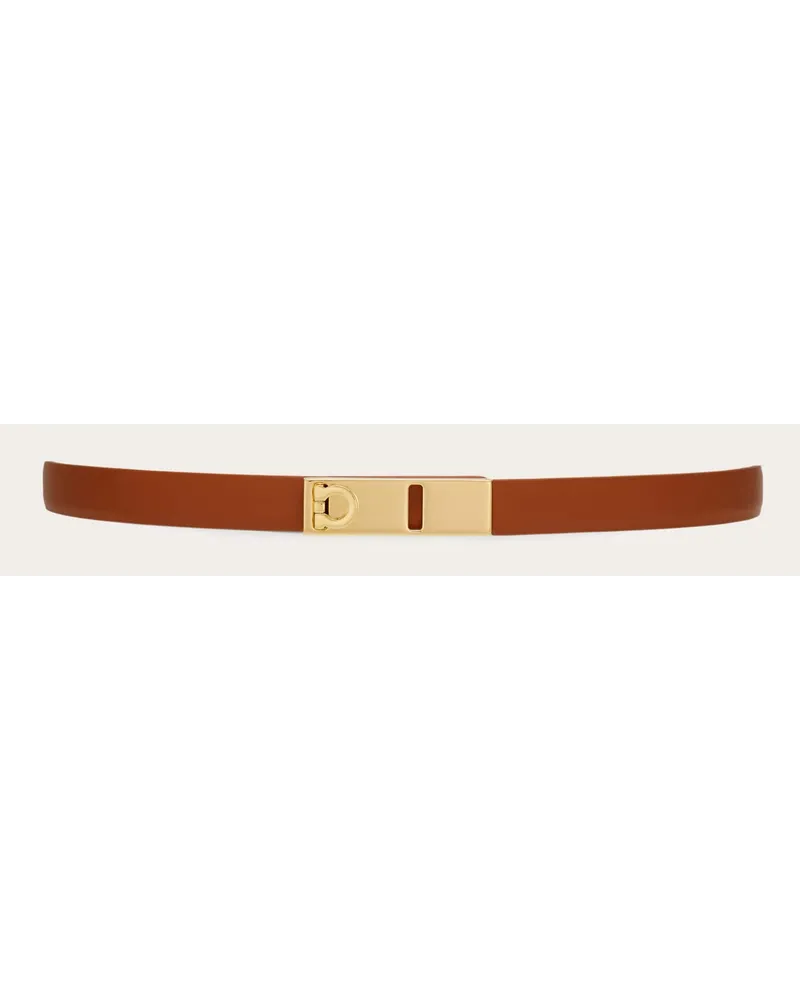 Ferragamo Donna Cintura estendibile Hug Marrone Marrone
