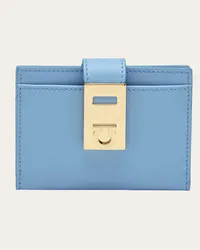 Ferragamo Donna Porta carte di credito Hug Blu Blu