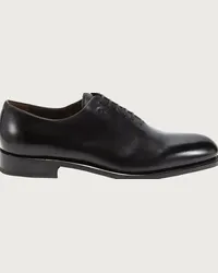 Ferragamo Uomo Oxford Tramezza Nero Nero