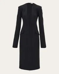 Ferragamo Donna Abito robe manteau con scollo profondo Nero Nero