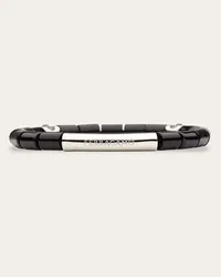 Ferragamo Uomo Bracciale con pietre semi preziose - mis 19 Nero Nero