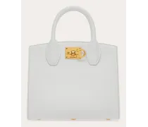 Donna Ferragamo Studio Box bag (S) Bianco