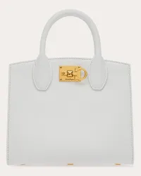 Ferragamo Donna Ferragamo Studio Box bag (S) Bianco Bianco