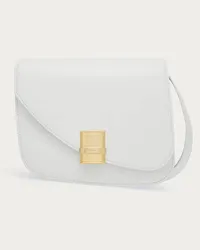 Ferragamo Donna Borsa a tracolla Fiamma (M) Bianco Bianco