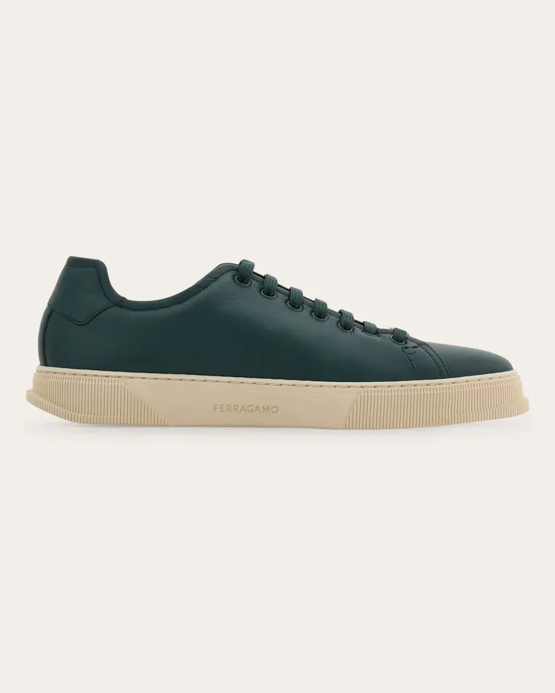 Ferragamo Uomo Sneaker bassa slip-on Verde Verde