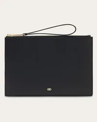 Ferragamo Uomo Porta smartphone Gancini Nero Nero