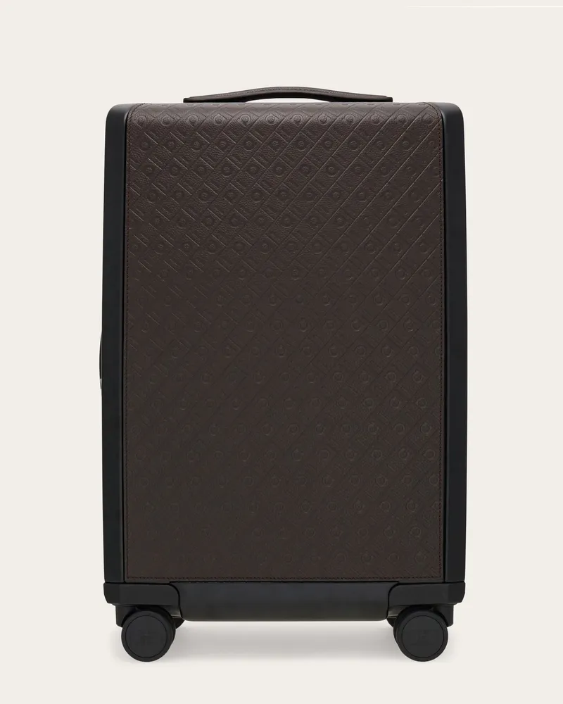 Ferragamo Uomo Trolley Ferragamo Monogram Marrone Marrone