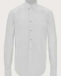 Ferragamo Uomo Camicia per Tuxedo Bianco Bianco