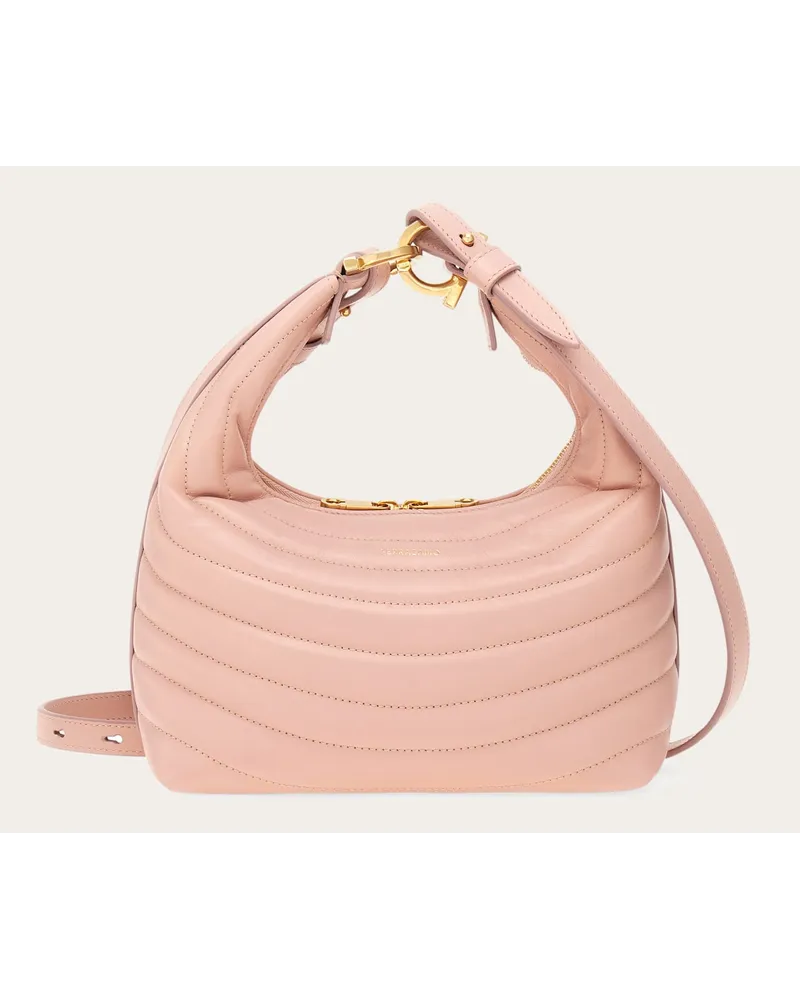 Ferragamo Donna Borsa a tracolla matelassé (S) Rosa Rosa