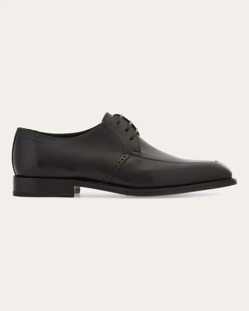 Ferragamo Uomo Derby Marrone Marrone