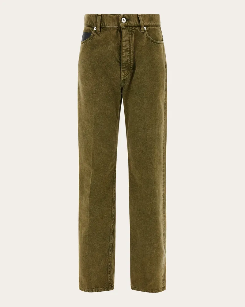 Ferragamo Uomo Denim 5 tasche Verde Verde
