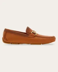 Ferragamo Uomo Driver ornamento Gancini Marrone Marrone