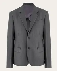 Ferragamo Uomo Blazer sartoriale monopetto Grigio Grigio