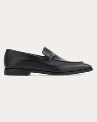 Ferragamo Uomo Mocassino ornamento Gancini Nero Nero