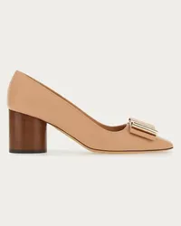 Ferragamo Donna Décolleté doppio fiocco Beige Beige