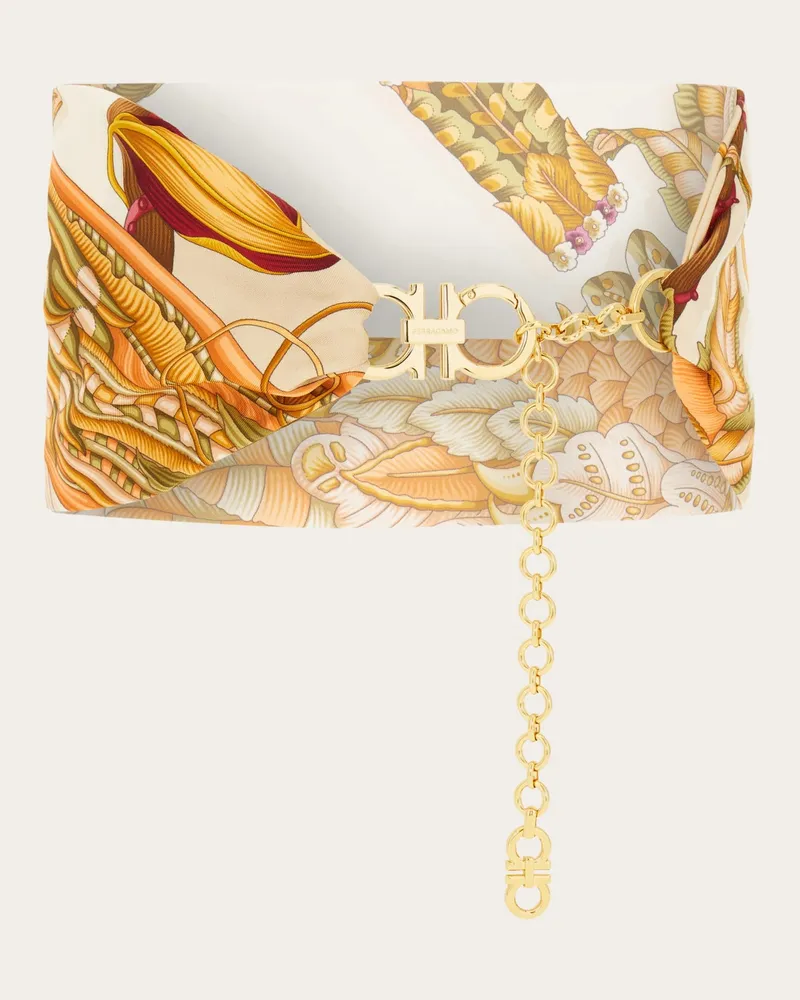 Ferragamo Donna Cintura Gancini Multicolore Multicolore