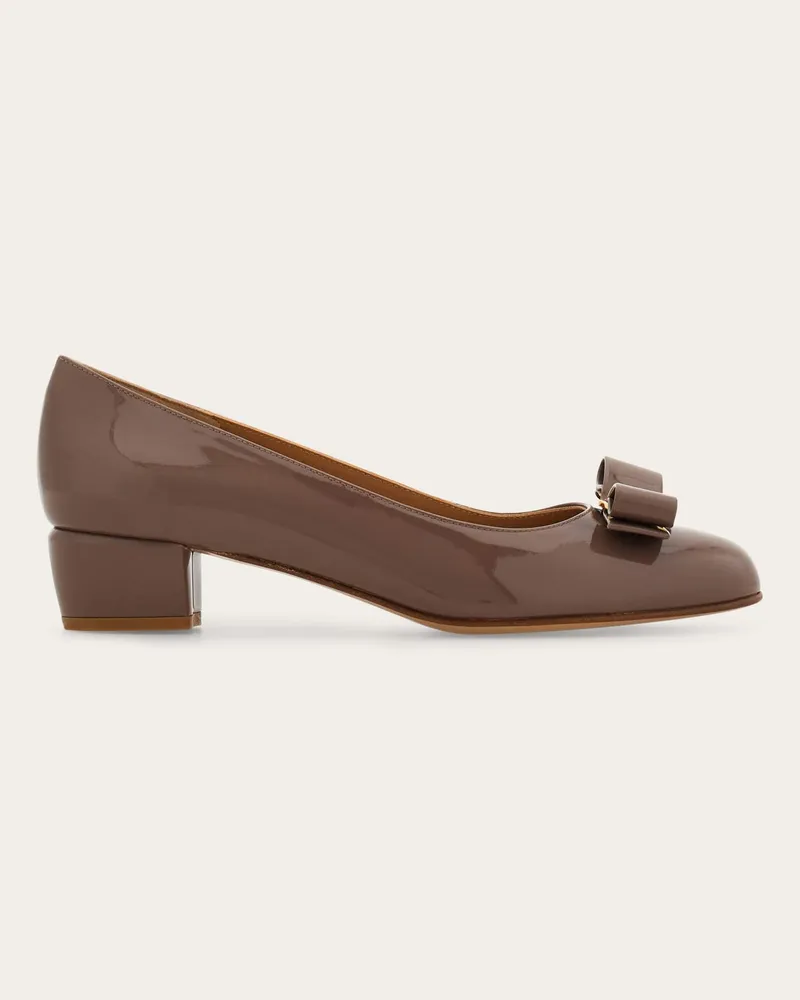 Ferragamo Donna Décolleté Vara Beige Beige