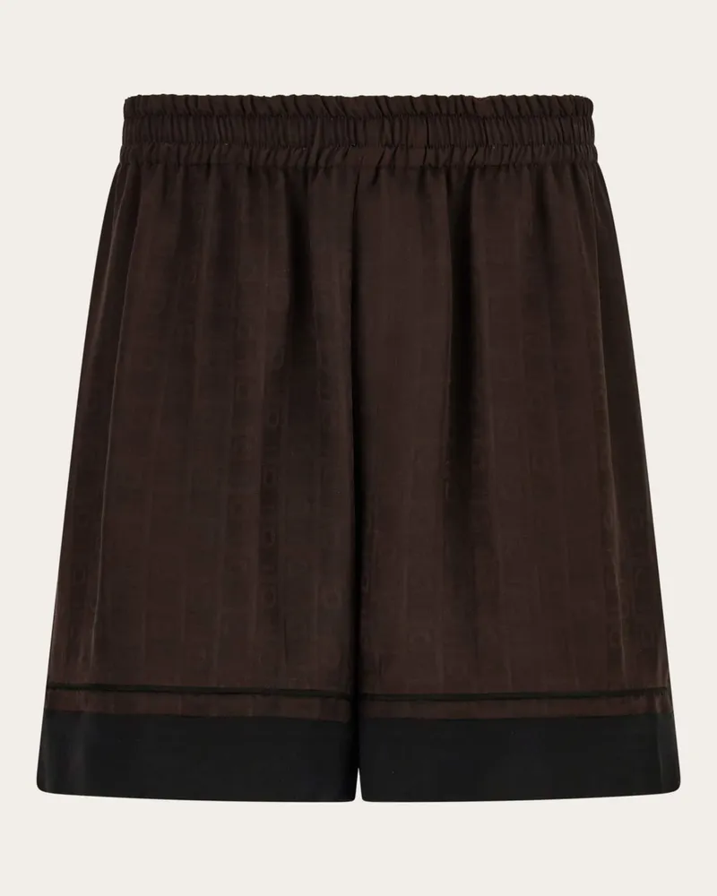 Ferragamo Uomo Bermuda Ferragamo Monogram Marrone Marrone