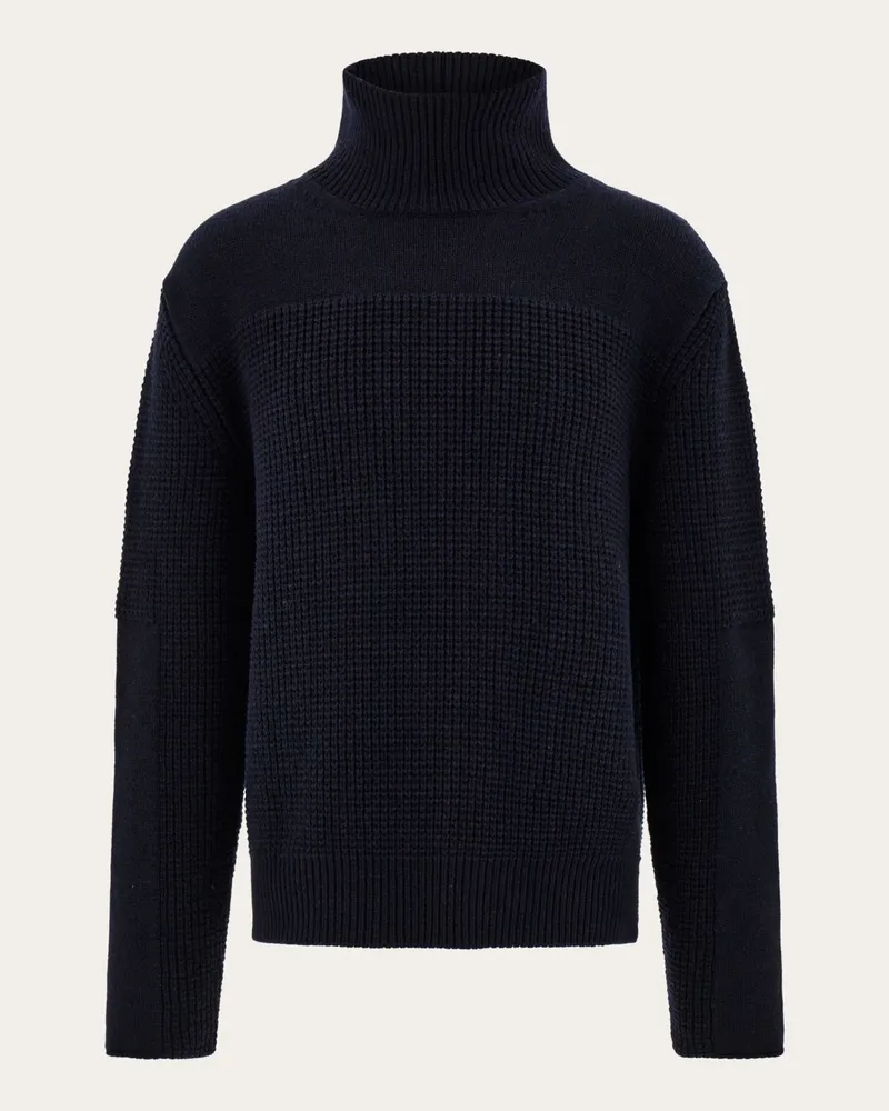 Ferragamo Uomo Maglia con collo alto Blu Blu