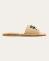 Ferragamo Donna Slide con logo Arancione Arancione