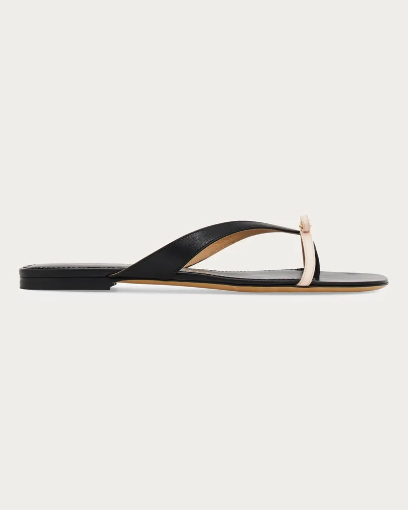 Ferragamo Donna Infradito Mini Bow Nero Nero