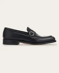 Ferragamo Uomo Mocassino ornamento Gancini Nero Nero