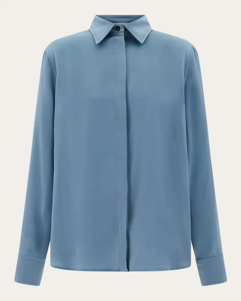 Ferragamo Donna Camicia fluida Verde Verde