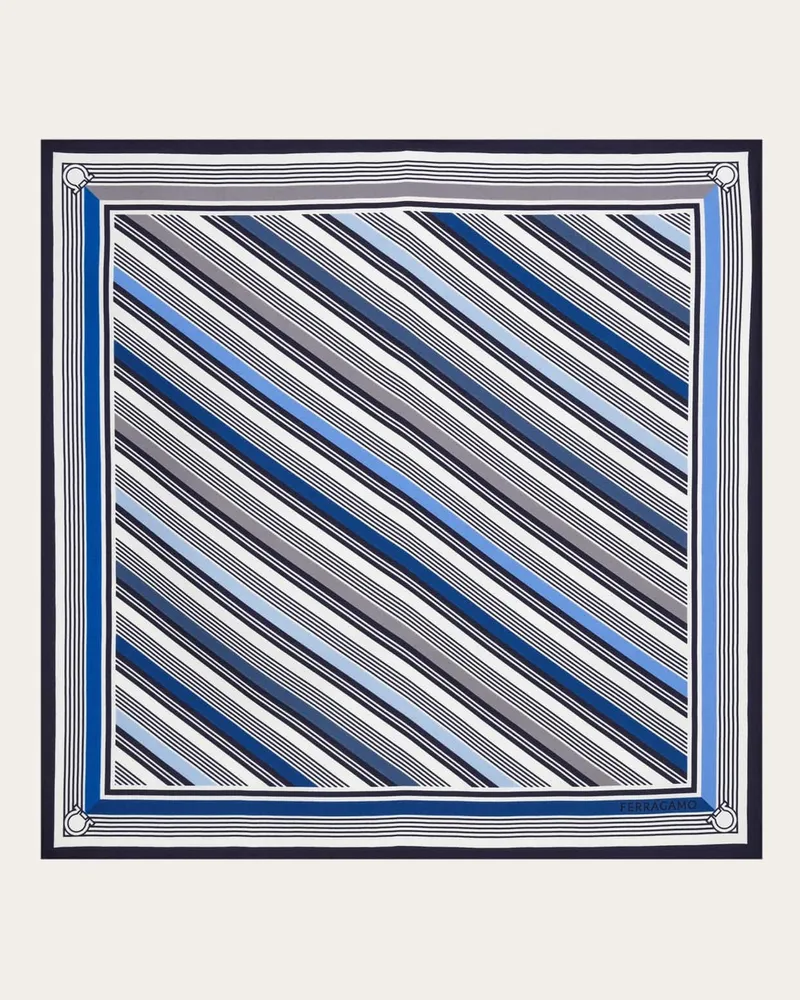 Ferragamo Uomo Fazzoletto da taschino Blu Blu