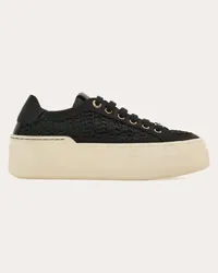 Ferragamo Donna Sneaker con plateau Nero Nero