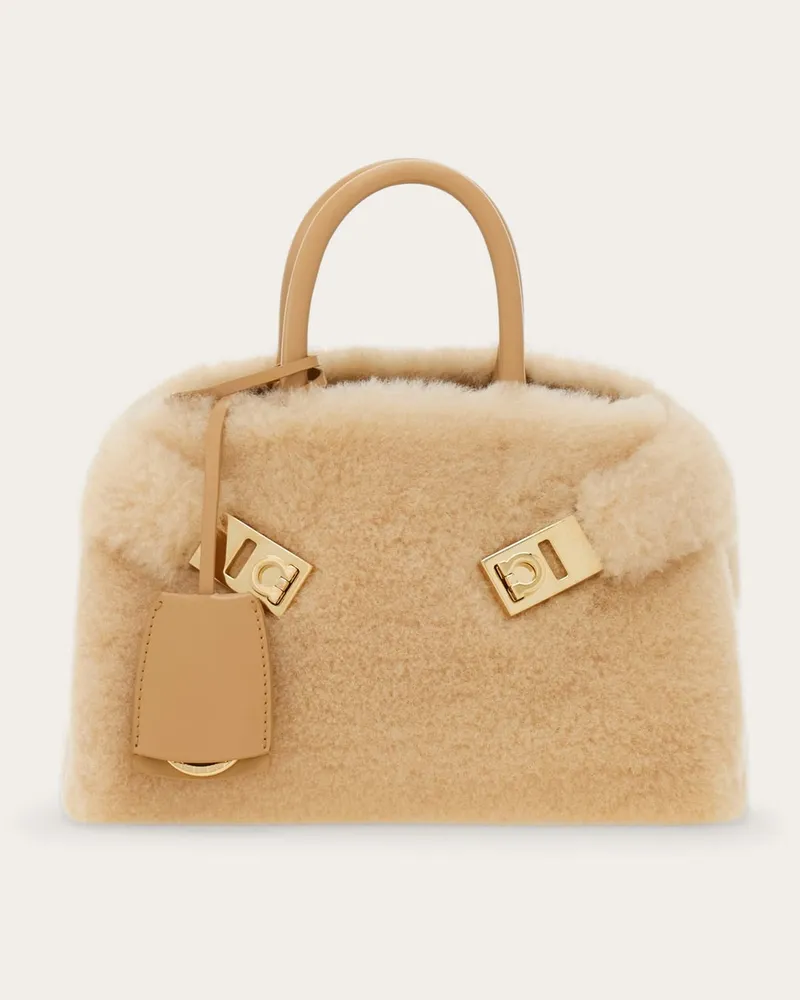 Ferragamo Donna Borsa a mano Hug (XS) Beige Beige
